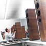 Focal Chorus 714 Chorus tower speaker being hand-assembled in France