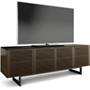 BDI Corridor 8179 Chocolate Stained Walnut - left front view (TV not included)
