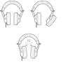 Audio-Technica ATH-M20x Earcups rotate and swivel