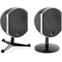 Focal Bird Black (shown with the two types of bracket/stands included for each speaker)