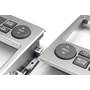 Metra 95-7605 Dash Kit Silver on left and brushed aluminum on right