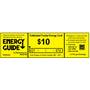 LG 60LB7100 EnergyGuide label