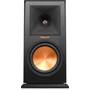 Klipsch Reference Premiere RP-160M Direct front view with grille off (Ebony)