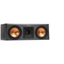 Klipsch Reference Premiere RP-250C Angled front view with grille removed (Ebony)
