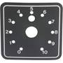 AtlasIED Attenuator Rack Mounting Plate 6 dial scales included