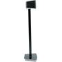 Flexson Floor Stand Black - profile with speaker set horizontally (Sonos PLAY:3 not included)