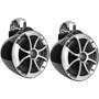 Wet Sounds Icon 8 B-FC wakeboard tower speakers with fixed clamps