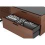 BDI Corridor 6529 Chocolate Stained Walnut - hanging file drawer detail (file folders not included)