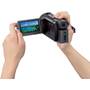 Sony Handycam® FDR-AX33 LCD screen flips out for a good handheld view