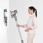 Dyson V6 Cord-free The wall-mounted docking station charges and stores the V6