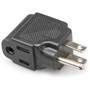 Hosa Right-angle Power Adapter Front