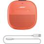 Bose® SoundLink® Micro <em>Bluetooth®</em> speaker Orange with Purple strap - charging cable included