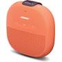 Bose® SoundLink® Micro <em>Bluetooth®</em> speaker Orange with Purple strap - right front