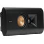 Klipsch Reference Premiere RP-140D Angled view, wall-mounted, grille off