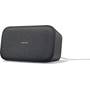 Google Home Max Voice-activated powered speaker that automatically optimizes its sound to your room