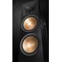Klipsch Reference RF-7 III Close up of woofers and horn-loaded tweeter