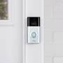 Ring Video Doorbell 2 Satin Nickel faceplate included