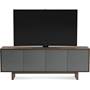 BDI Octave™ 8379GFL Toasted Walnut - front (TV not included)