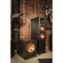 Klipsch Reference Premiere RP-8000F Shown as part of a Klipsch home theater system