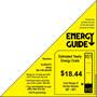 SunBriteTV SB-V-65-4KHDR-BL Energy Guide