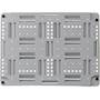 On-Q Universal Mounting Plate Strategically placed screw holes allow devices to be securely affixed within your enclosure