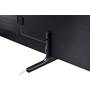 Samsung QN75Q9FN A hidden channel in the pedestal stand for concealing cables
