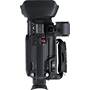Canon XA55 Handle includes an accessory shoe (cold) and external microphone holder