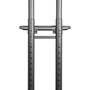 Kanto MTM82PL-S Mobile TV Cart- Black Telescoping supports adjust height in 2
