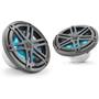 JL Audio M3-770X-S-GM-I JL Audio builds the tweeter into the grille of this LED-equipped speaker
