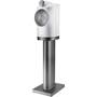 Bowers & Wilkins Formation Duo White - left front with recommended Duo stand (available separately)