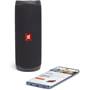 JBL Flip 5 Black Matte - stream via Bluetooth (smartphone not included)