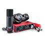 Focusrite Scarlett 2i2 Studio (3rd Generation) Bundle includes USB interface, headphones, microphone, and mic cable