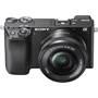 Sony Alpha a6100 Two Lens Kit Angled front view