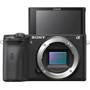 Sony Alpha a6600 Telephoto Lens Kit Shown with touchscreen facing forward
