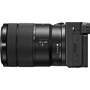 Sony Alpha a6600 Telephoto Lens Kit Right side view with lens attached