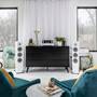 Jamo Concert 9 Series C 97 II Shown as part of a Jamo home theater system