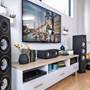 Jamo Concert 9 Series C 9 CEN II Shown as part of a Jamo home theater system
