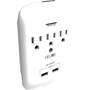 Metra Helios AS-HP-3WTU Three protected AC outlets and two protected USB charging ports