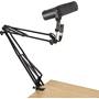 Gator Frameworks Desk-Mounted Broadcast Microphone Boom Stand Full 360° rotation (mic not included)