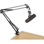 Gator Frameworks Desk-Mounted Broadcast Microphone Boom Stand Full 360° rotation (mic not included)