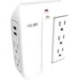 Metra Helios AS-HP-5R "Wall tap" surge protector sits over your AC wall outlet