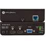 Atlona HDBaseT™ HDVS-150-KIT Front and back views of the transmitter