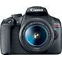 Canon EOS Rebel T7 Two Zoom Lens Kit Front, straight-on