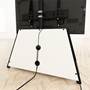 AVF Options Easel TV Stand (EASL925A) Rear panel openings for cable management