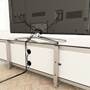 Options Portal TV Stand 1500 (PRT1500A) Openings in rear panels for cable management (TV not included)