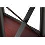 Pangea Audio Vulcan Turntable Stand Rigid steel x-braces add support for LP shelf