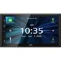 JVC KW-M56BT This touchscreen receiver gives you lots of ways to link up your smartphone