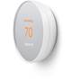 Google Nest Thermostat Navigate device interface with touch-sensitive strip on right side