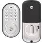 Yale Real Living Assure Lock Keypad Deadbolt (YRD216) with Z-Wave® Backlit buttons are easy to see and press