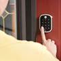 Yale Real Living Assure Lock SL Key-free Touchscreen Deadbolt (YRD256) with Wi-Fi Module Backlit numbers are easy to see